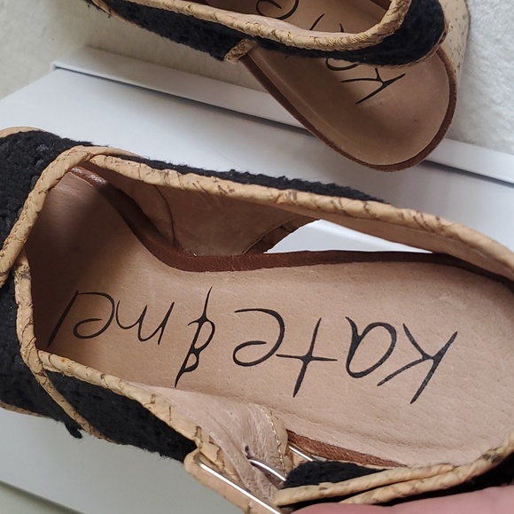 Platform Cork & Crochet Design Shoes by Kate & Mel - Picture 4 of 6